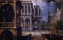 Veduta di città ideale di Paul Vredeman de Vries